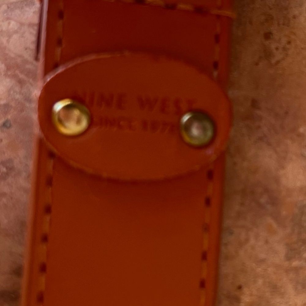 COPY - Pastel Corral Orange Belt Sythetic Leather Belt - Picture 8 of 9